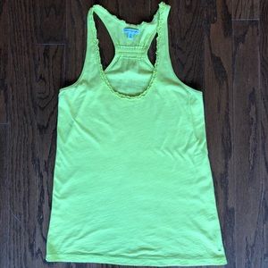 American Eagle Yellow-Green Tank Top - Medium